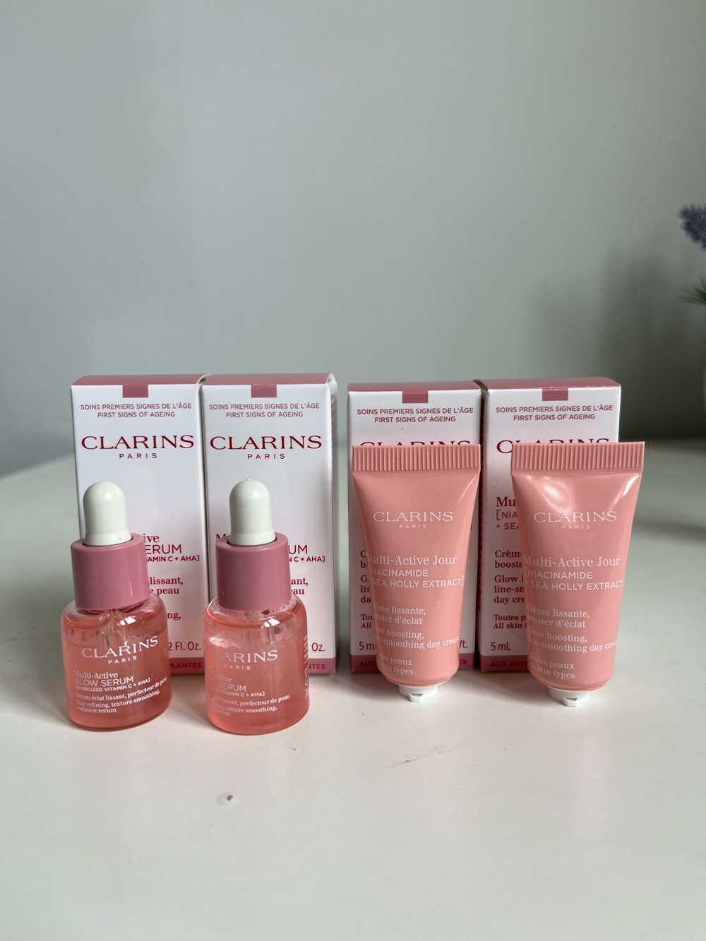 Clarins Multi-Active Skincare Serum & Cream Set